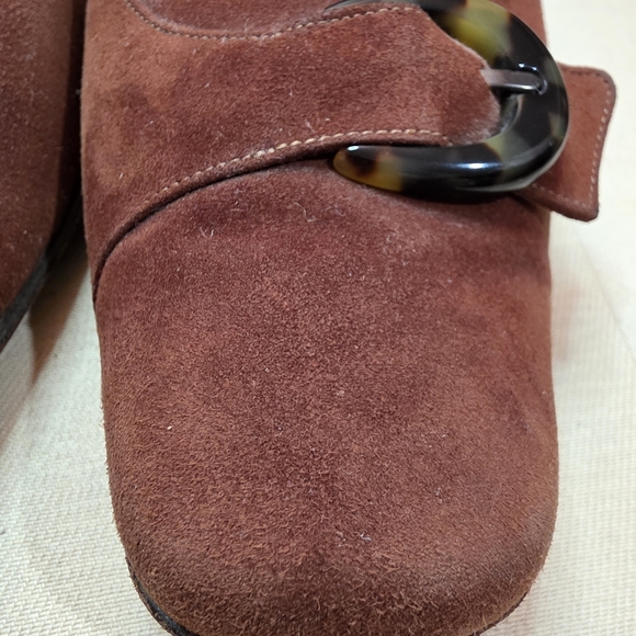 SALVATORE FERRAGAMO | BOUTIQUE | LADIES | BROWN  PUMPS | SHOES | HEELS SIZE 11 B - Picture 10 of 10